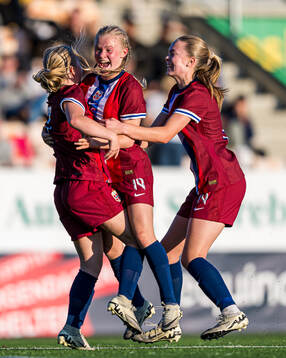 Sofia Eugenie Mendelin-Norebø of Norway celebrates