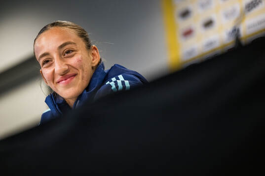 Bläddra bland fler bilder av Football, UEFA Women's Champions League, Arsenal, Training and Press Conference