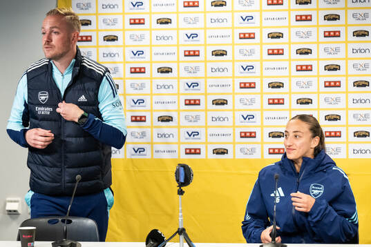 Head coach Head coach Jonas Eidevall and Rosa Kafaji