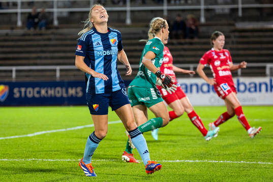 Djurgårdens Mimmi Larsson deppar
