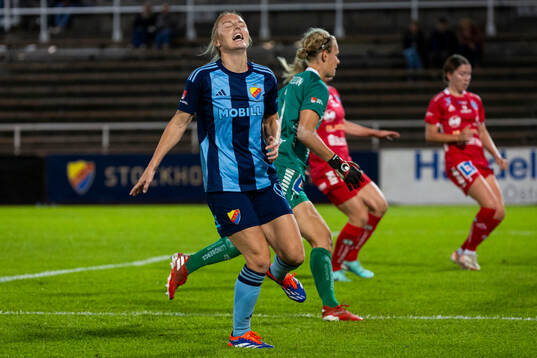 Djurgårdens Mimmi Larsson deppar