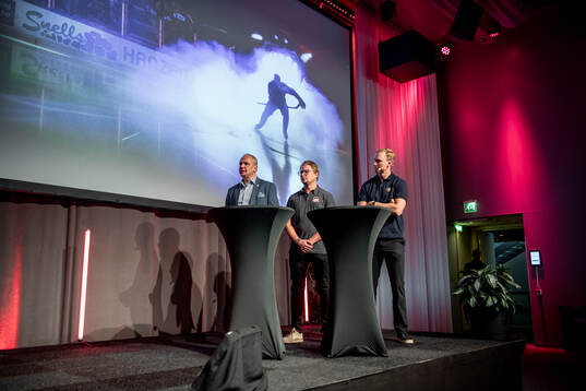 Johan Hemlin, SHL, Björn Liljander, sportchef Malmö