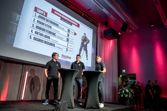 Modos Jesper Olofsson, Frölundas Filip Cederqvist och