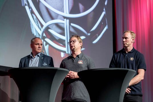 Johan Hemlin, SHL, Björn Liljander, sportchef Malmö