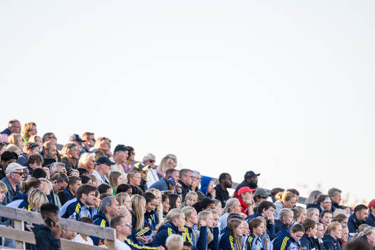 Spectators in the stands