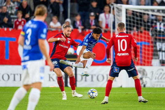 Östers Kevin Höög Jansson, Trelleborgs Othmane Salama