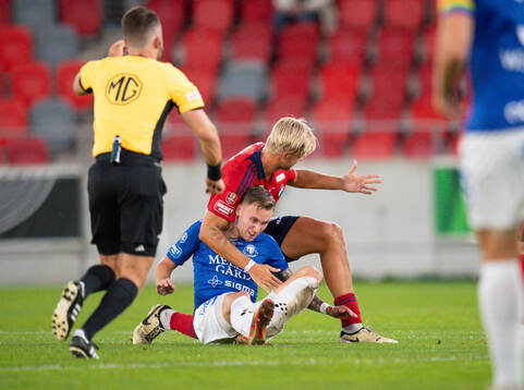 Östers Mattis Adolfsson och Trelleborgs Filip Bohman