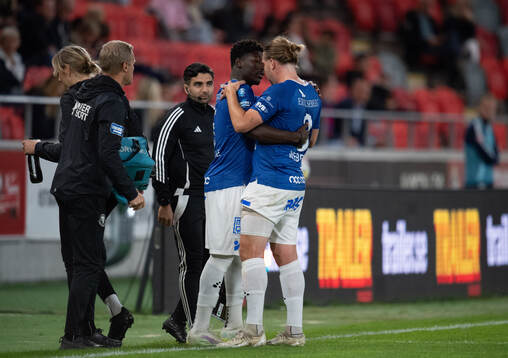 Trelleborgs Charlie Weberg byts ut skadad och in kommer