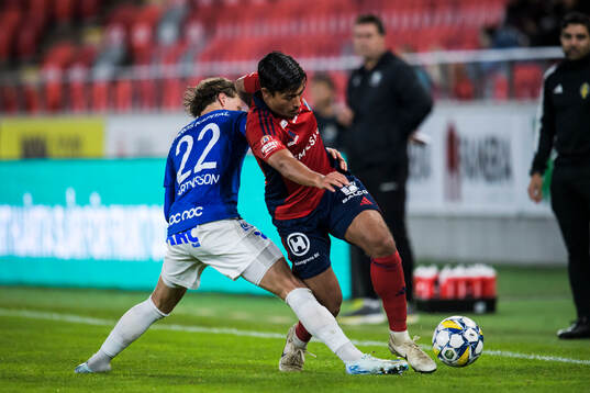 Trelleborgs Fredrik Martinsson och Östers Lukas Bergquist