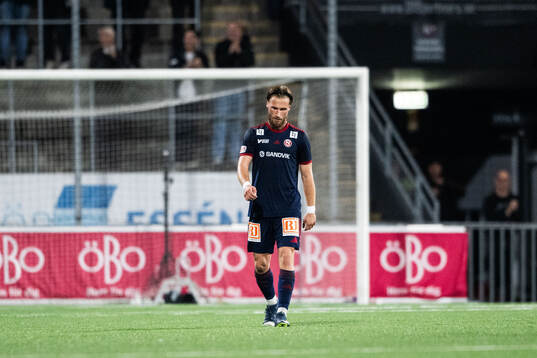 Sandvikens IFs Kasper Harletun deppar
