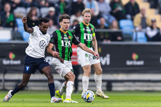 Malmö FFs Taha Ali och GAIS William Milovanovic