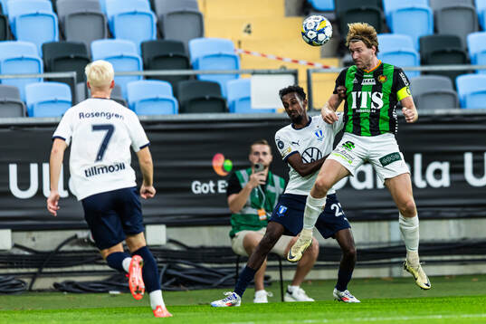 Malmö FFs Taha Ali och GAISs August Wängberg
