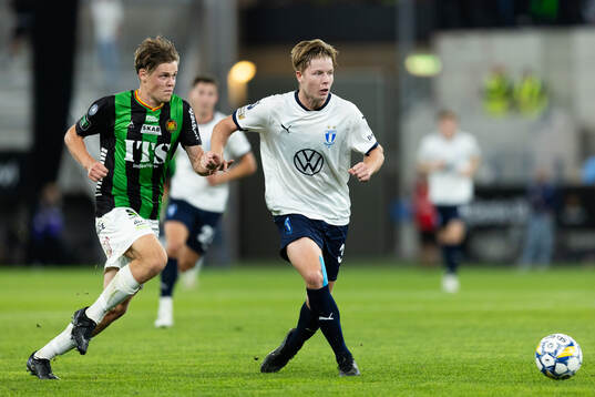 GAIS Axel Henriksson och Malmö FFs Nils Zätterström