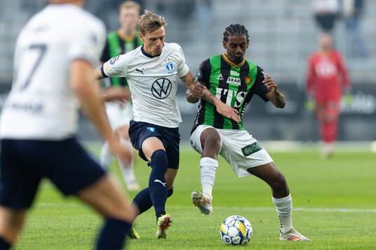 Malmö FFs Søren Rieks och GAIS Harun Ibrahim