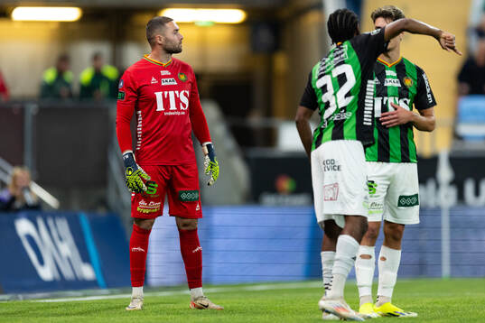 GAIS målvakt Mergim Krasniqi