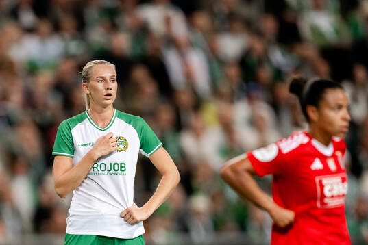 Ellen Wangerheim of Hammarby looks dejected