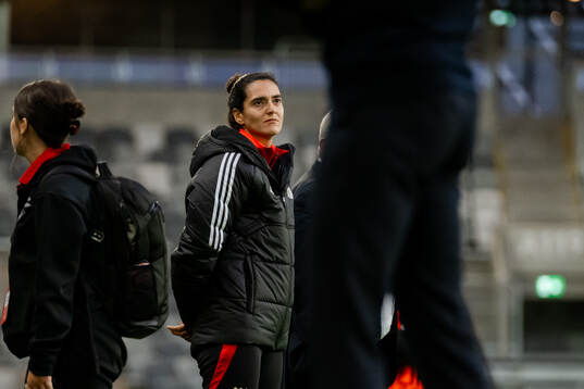 Head coach Filipa Patao of Benfica