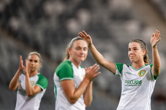 Emma Westin of Hammarby looks dejected