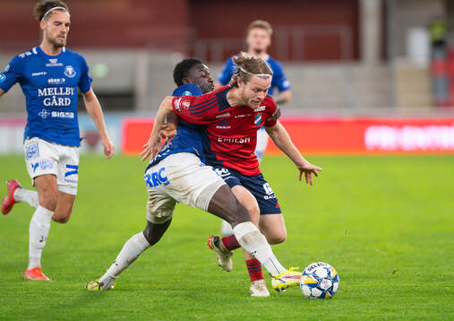 Trelleborgs Samuel Asoma och Östers Alibek Aliev