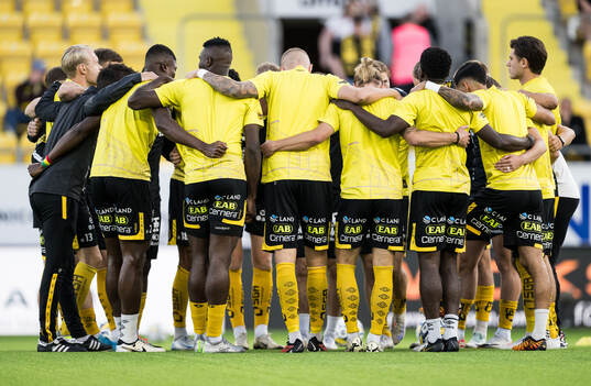 Spelarna i Elfsborg samlas