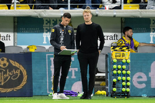 Elfsborgs assisterande tränare Fredrik Ahlstrand och