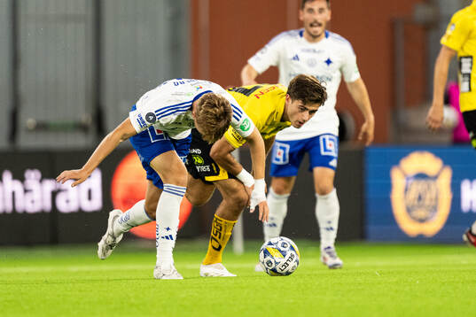 IFK Norrköpings Ture Sandberg och Elfsborgs Besfort Zeneli