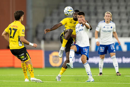 Elfsborgs Ibrahim Buhari och IFK Norrköpings Carl Björk
