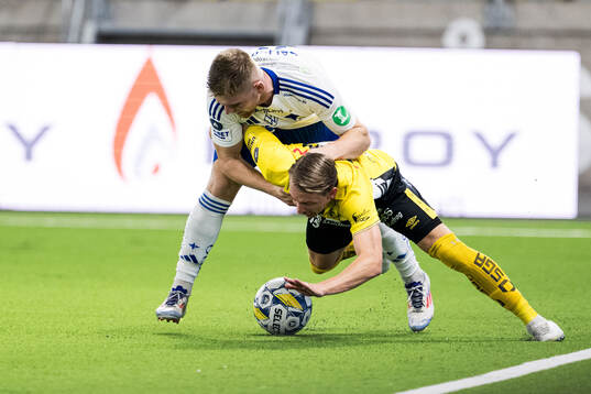 IFK Norrköpings Dino Salihovic och Elfsborgs Simon Hedlund