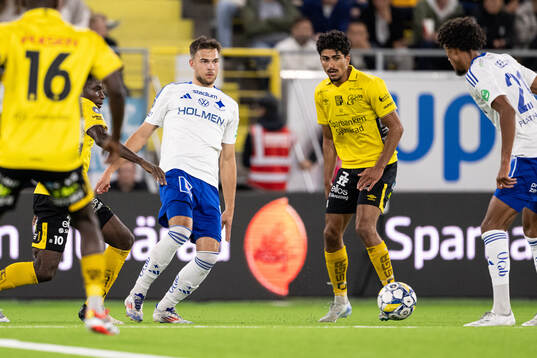 IFK Norrköpings Anton Eriksson och Elfsborgs Ahmed Qasem
