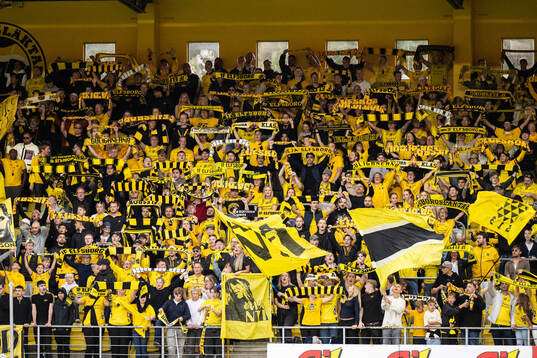 Elfsborgs supportrar på läktaren