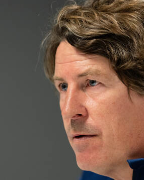 Djurgårdens tränare Thomas Lagerlöf  på presskonferensen