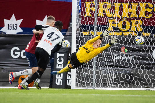Örgrytes målvakt Hampus Gustafsson