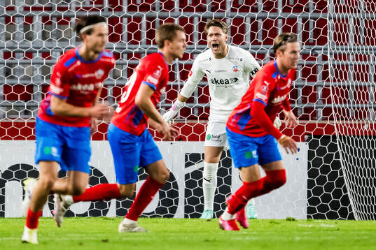 Helsingborgs målvakt Kalle Joelsson