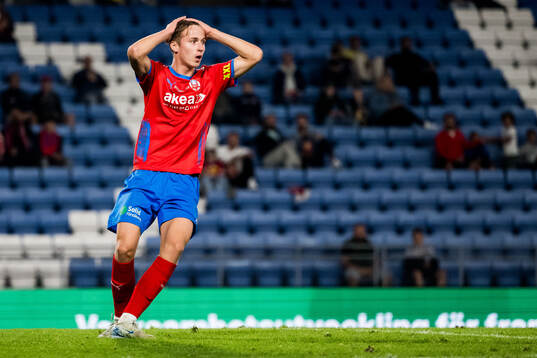 Helsingborgs Lukas Kjellnäs deppar