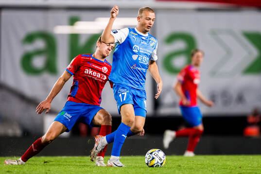 Helsingborgs Dennis Olsson och IK Oddevolds Olle Kjellman