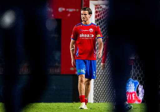 Helsingborgs Wilhelm Loeper deppar