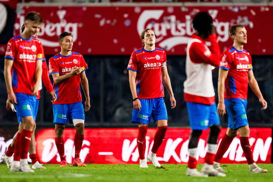 Helsingborgs tränare Kleber Saarenpää och Thomas Pauck