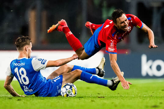IK Oddevolds Gustav Forssell och Helsingborgs Wilhelm