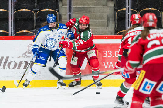 Leksands Sofia Sohlin och Modos Alexie Guay
