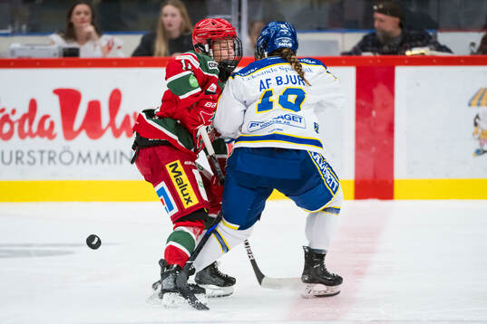 Leksands Kiira Yrjänen och Modos Lovisa Engström