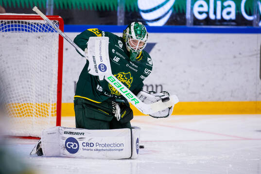 Björklövens målvakt Melker Thelin