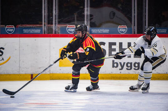Brynäs Jenniina Nylund och SDEs Gabriela Jones