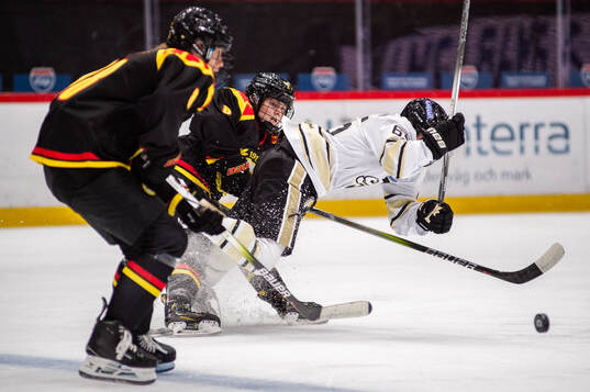 Brynäs Oona Koukkula och SDEs Lisa Johansson