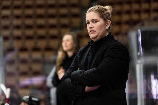 Luleås tränare Melinda Olsson