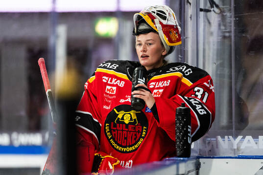 Luleås målvakt Frida Axell