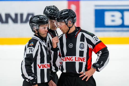 Domare Mikael Nord och Domare Johan Magnusson