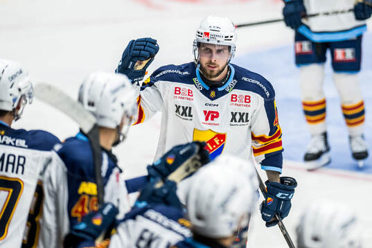 Djurgårdens Albin Grewe jublar