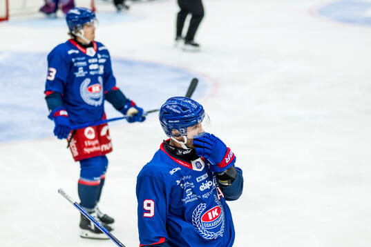 Oskarshamns Niclas Burström och Eero Savilahti deppar