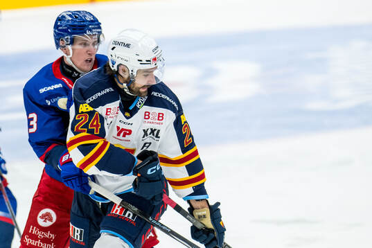 Oskarshamns Ludvig Östman och Djurgårdens Ludvig Rensfeldt