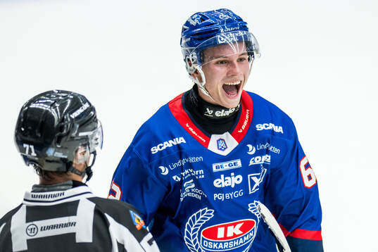 Oskarshamns Felix Nilsson jublar